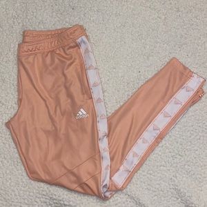 ADIDAS Pink Logo Track Pants